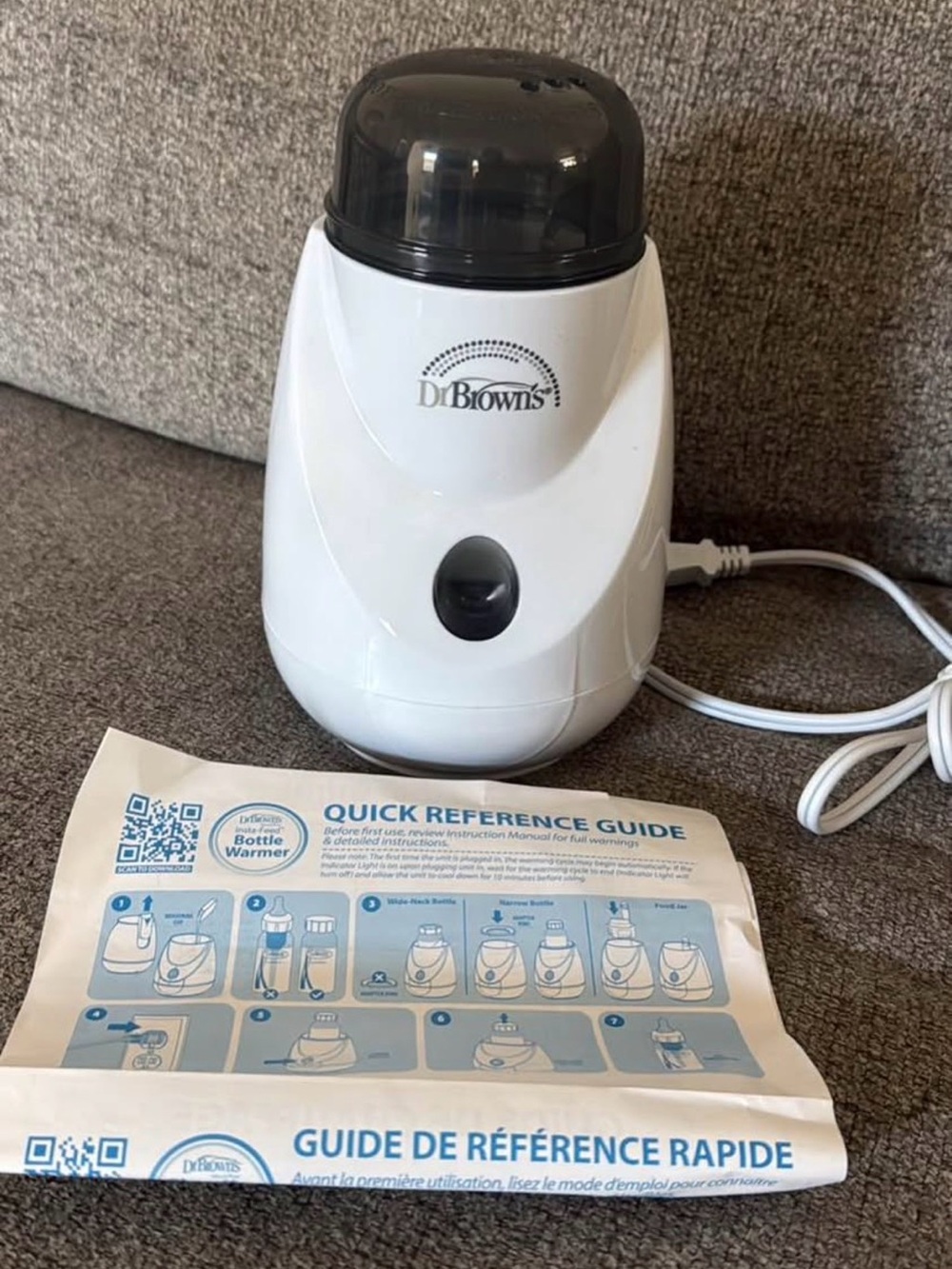 Dr. Brown's White Electric Bottle Warmer
